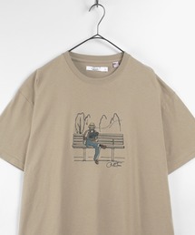 make a ray!（メイク ア レイ！）の「ラフ画 イラスト刺繍 グラフィック プリントTシャツ（Tシャツ/カットソー・メンズ）」
