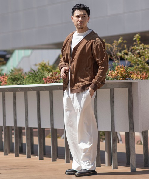 JOINT WORKS（ジョイントワークス）の「JW-CORDUROY シャツカーディガン（カーディガン/ボレロ・メンズ・サックスブルー/キャメル/コバルトブルー・MEDIUM/LARGE）」の17枚目の写真