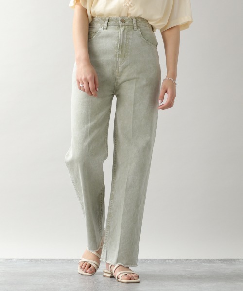 RAGEBLUE（レイジブルー）の「カラーデニムパンツ/932566（デニムパンツ・レディース・ブラック/パープル/イエロー/グリーン・SMALL/MEDIUM）」の3枚目の写真