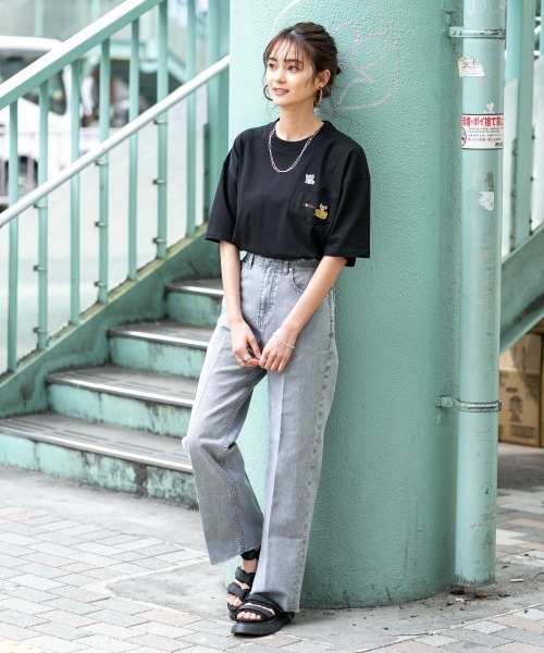 RAGEBLUE（レイジブルー）の「カラーデニムパンツ/932566（デニムパンツ・レディース・ブラック/パープル/イエロー/グリーン・SMALL/MEDIUM）」の5枚目の写真