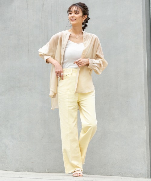 RAGEBLUE（レイジブルー）の「カラーデニムパンツ/932566（デニムパンツ・レディース・ブラック/パープル/イエロー/グリーン・SMALL/MEDIUM）」の11枚目の写真