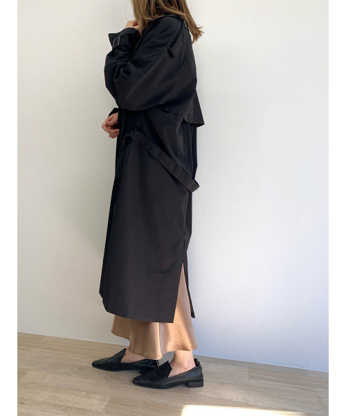 ISOOK(アイスー)の「Candy sleeve trenchcoat / キャンディスリーブトレンチコート(トレンチコート・レディース・ブラック/ブラウン・FREE)」の14枚目の写真