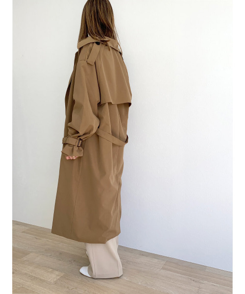 ISOOK(アイスー)の「Candy sleeve trenchcoat / キャンディスリーブトレンチコート(トレンチコート・レディース・ブラック/ブラウン・FREE)」の10枚目の写真