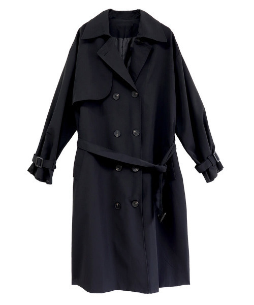 ISOOK(アイスー)の「Candy sleeve trenchcoat / キャンディスリーブトレンチコート(トレンチコート・レディース・ブラック/ブラウン・FREE)」の6枚目の写真