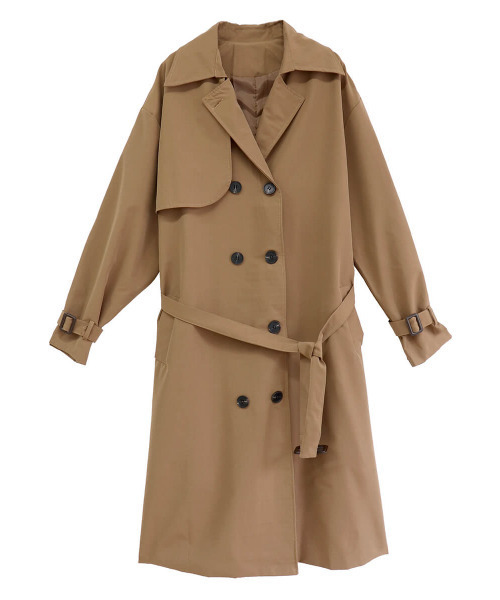 ISOOK(アイスー)の「Candy sleeve trenchcoat / キャンディスリーブトレンチコート(トレンチコート・レディース・ブラック/ブラウン・FREE)」の7枚目の写真