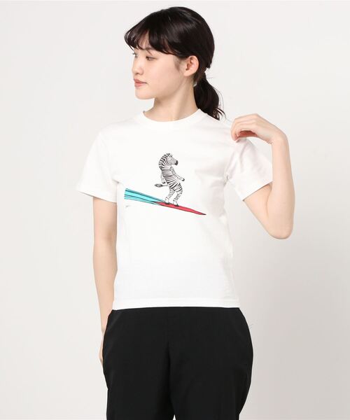 THE BAREFOOT(ベアフット)の「【 JONAS CLAESSON / ジョナス・クレアッソン 】SURFING ZEBRA キッズ 半袖Tシャツ NSB(Tシャツ/カットソー・キッズ・グレー/サックスブルー/ホワイト・L/M/S)」の2枚目の写真