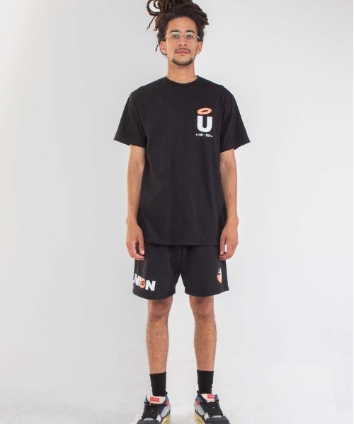 UNION（UNION TOKYO）（ユニオン）の「BANNER S/S TEE UNION ユニオン Tシャツ（Tシャツ/カットソー・メンズ・ホワイト/ブラック・MEDIUM/LARGE/X-LARGE/SMALL）」の2枚目の写真