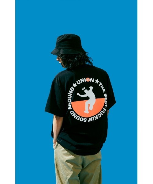 UNION（UNION TOKYO）（ユニオン）の「BANNER S/S TEE UNION ユニオン Tシャツ（Tシャツ/カットソー・メンズ・ホワイト/ブラック・MEDIUM/LARGE/X-LARGE/SMALL）」の10枚目の写真