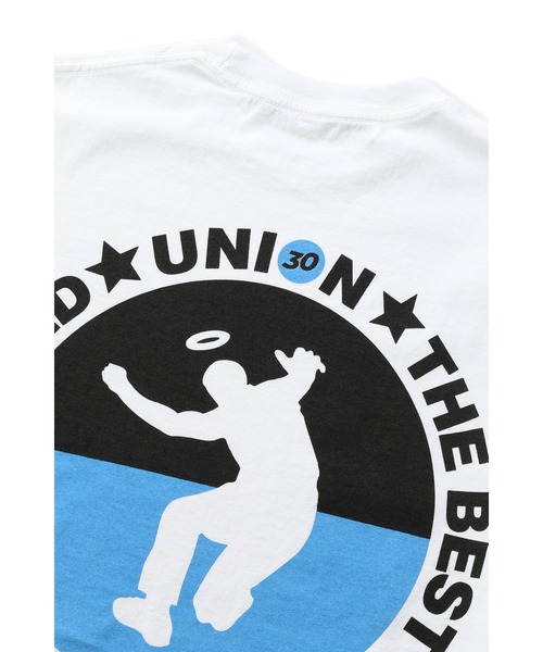 UNION（UNION TOKYO）（ユニオン）の「BANNER S/S TEE UNION ユニオン Tシャツ（Tシャツ/カットソー・メンズ・ホワイト/ブラック・MEDIUM/LARGE/X-LARGE/SMALL）」の14枚目の写真
