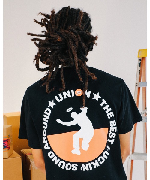 UNION（UNION TOKYO）（ユニオン）の「BANNER S/S TEE UNION ユニオン Tシャツ（Tシャツ/カットソー・メンズ・ホワイト/ブラック・MEDIUM/LARGE/X-LARGE/SMALL）」の20枚目の写真