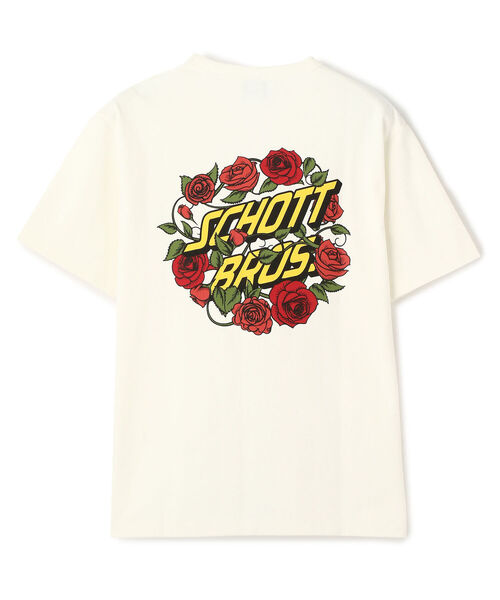 Schott(ショット) SS ROSE LOGO T-SHIRT メンズ