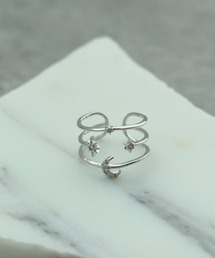 星月3連風フリーリング