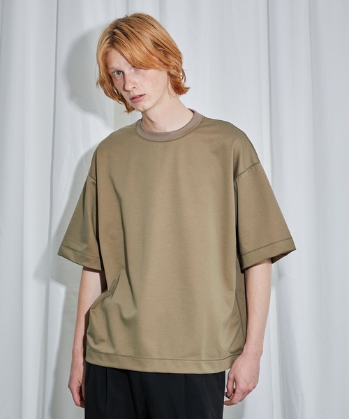 UNITED TOKYO（ユナイテッドトウキョウ）の「リバーシブルTシャツ（Tシャツ/カットソー・メンズ・ブラック/グレー/ネイビー/ベージュ・1/2）」の9枚目の写真