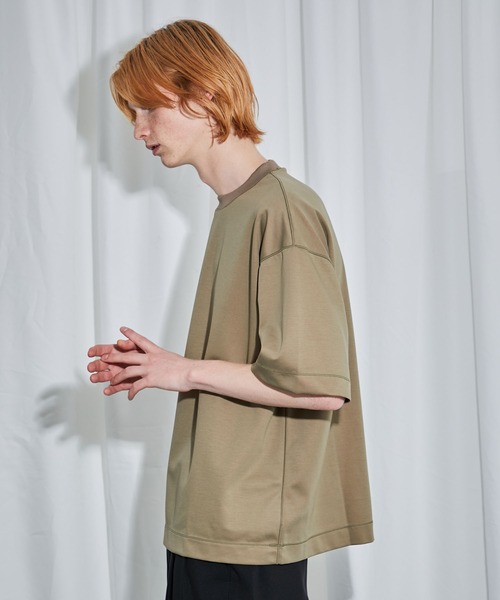 UNITED TOKYO（ユナイテッドトウキョウ）の「リバーシブルTシャツ（Tシャツ/カットソー・メンズ・ブラック/グレー/ネイビー/ベージュ・1/2）」の12枚目の写真