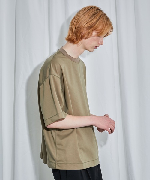 UNITED TOKYO（ユナイテッドトウキョウ）の「リバーシブルTシャツ（Tシャツ/カットソー・メンズ・ブラック/グレー/ネイビー/ベージュ・1/2）」の14枚目の写真