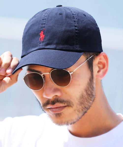 POLO RALPH LAUREN（ポロ ラルフ ローレン）の「POLO RALPH LAUREN ポロ ラルフローレン ワンポイント刺繍ロゴキャップ（キャップ・メンズ・ホワイト/ネイビー/グレー・FREE）」の3枚目の写真