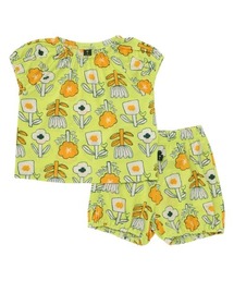 moimoln | 【セットアップ】レトロポップフラワーカットソー＆ショートパンツ上下セット(Tシャツ/カットソー)