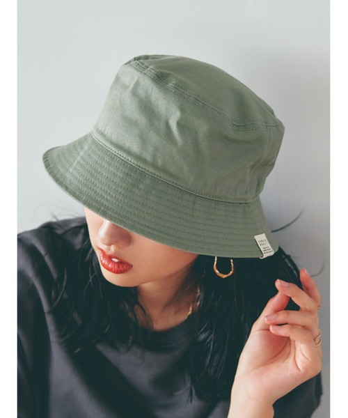 EDWIN(エドウィン)の「【EDWIN】エドウィン UVダウンブリムハット バケットハット バケハ BUCKET HAT UVカット(ハット・レディース・ブラック/ベージュ/ネイビー/ブラウン/サックスブルー/ピンク/グリーン/キナリ・フリー)」の5枚目の写真