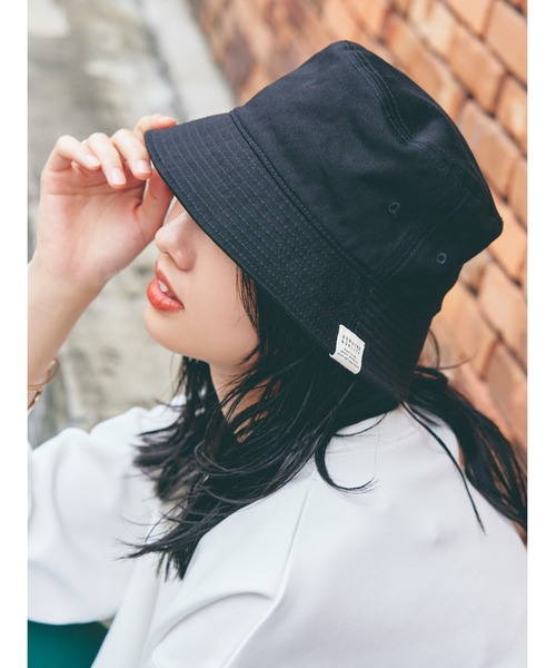 eggtrading sonny ロールアップハット 帽子 黒　エッグ　egg NEW YORK HAT（ニューヨークハット） フィッシャーマンキャップ ロール