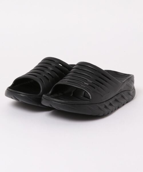HOKA(ホカ)の「【HOKA ONEONE】ORA RECV SLIDE(サンダル・メンズ・ブラック・27.0cm/26.0cm/28.0cm)」の1枚目の写真
