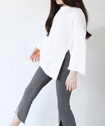 Girly Doll（ガーリードール）の「KIDS スリットフレアＴシャツ（Tシャツ/カットソー）」