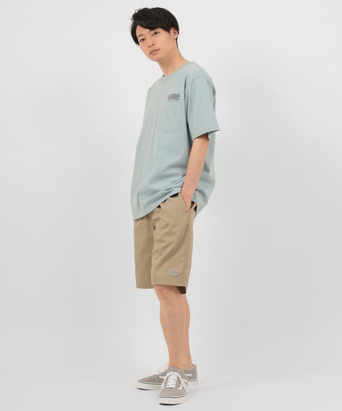 UNIVERSAL OVERALL(ユニバーサルオーバーオール)の「【UNIVERSAL OVERALL/ユニバーサルオーバーオール】ブランドロゴ ポケット付き半袖Tシャツ/別注(Tシャツ/カットソー・メンズ・ホワイト/ライトブルー/ブラック/グリーン/ワイン・M/L/XL)」の14枚目の写真
