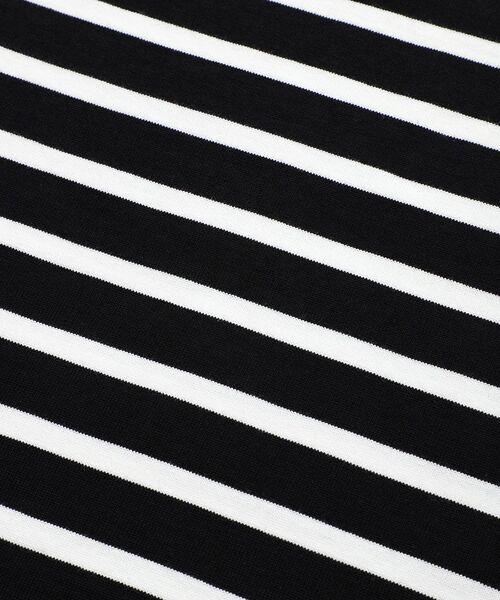 LA MARINE FRANCAISE（マリン フランセーズ）の「ロールアップスリーブPO（Tシャツ/カットソー・レディース・ホワイト/ブラック・F）」の9枚目の写真