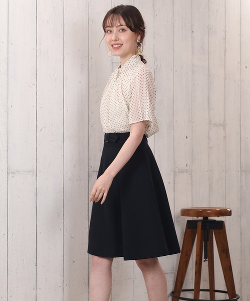TRUDEA(トルディア)の「ラメストライプボウタイブラウス(シャツ/ブラウス・レディース・ピンク/ブラック/アイボリー・MEDIUM/LARGE)」の16枚目の写真
