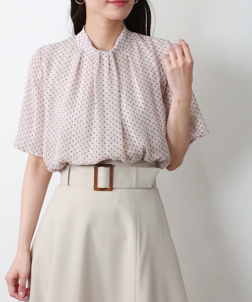 TRUDEA(トルディア)の「ラメストライプボウタイブラウス(シャツ/ブラウス・レディース・ピンク/ブラック/アイボリー・MEDIUM/LARGE)」の22枚目の写真