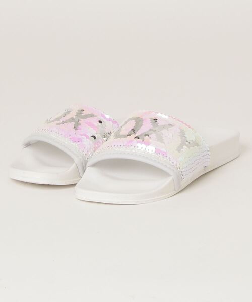 ROXY（ロキシー）の「ROXY/ロキシー MINI SPARKLE SLIPPY シャワーサンダル KSD202700（サンダル・キッズ・ホワイト・18.0cm/22.0cm/20.0cm）」の4枚目の写真