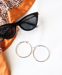 ステンレス フープピアス