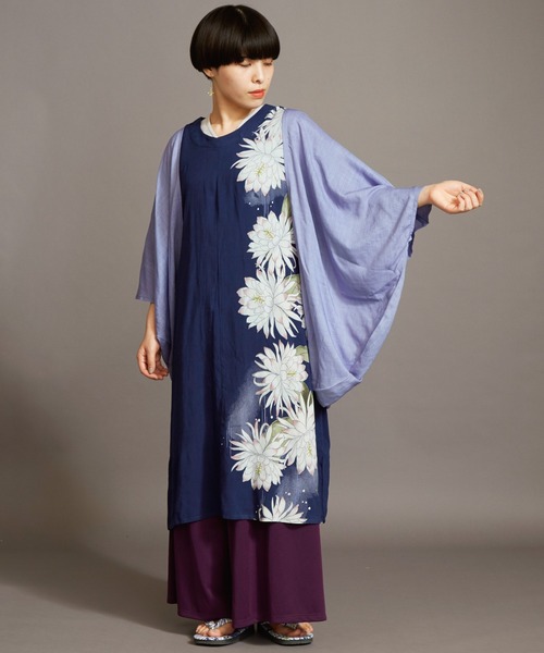 カヤ 月下美人ワンピース 羽織セット ワンピース カヤ カヤ のファッション