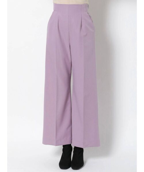 LAGUNAMOON（ラグナムーン）の「シンプルワイドパンツ（その他パンツ・レディース・ブラック/ライトグレー/ラベンダー・SMALL/MEDIUM）」の13枚目の写真