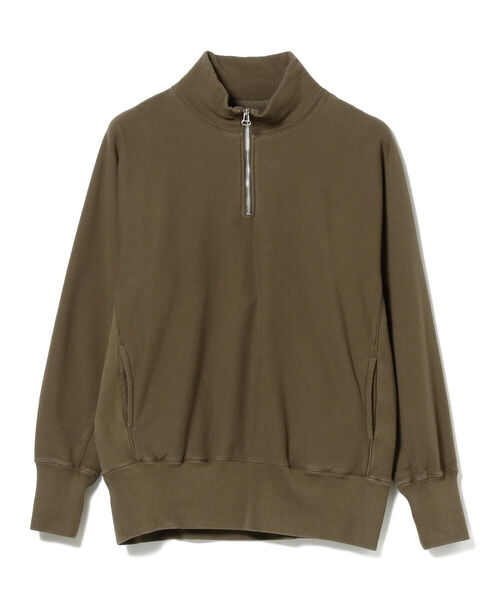 scair（スケアー）の「scair / Hard Twist Half Zip スウェット（スウェット・メンズ・オリーブ/ブラック・2/3/4）」の7枚目の写真