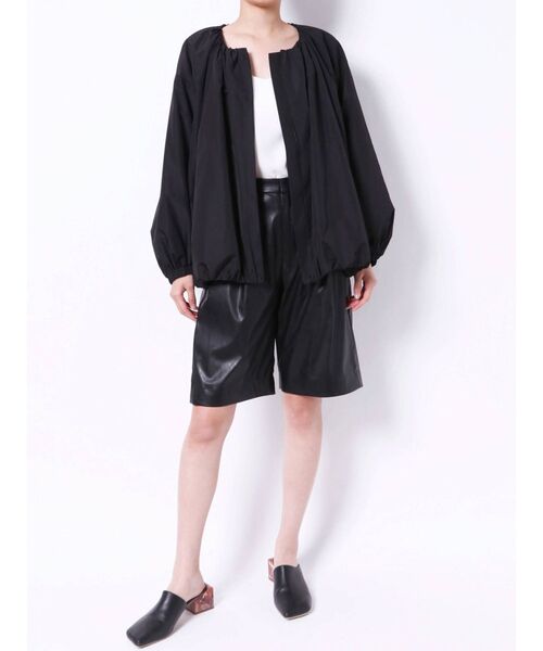 ELENDEEK（エレンディーク）の「ギャザータフタブルゾン（ブルゾン・レディース・ブラック/ライトベージュ・FREE）」の18枚目の写真