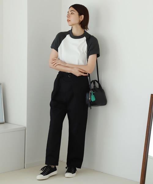 niko and...（ニコアンド）の「撥水消臭オリジナルオーガニックコットンレースアップスニーカー（スニーカー・レディース・ホワイト/ブラック/ベージュ・SMALL/MEDIUM/LARGE）」の18枚目の写真