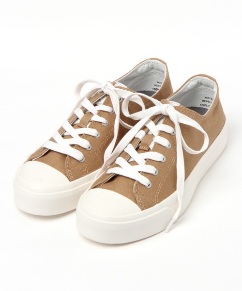 niko and...（ニコアンド）の「撥水消臭オリジナルオーガニックコットンレースアップスニーカー（スニーカー・レディース・ホワイト/ブラック/ベージュ・SMALL/MEDIUM/LARGE）」の20枚目の写真