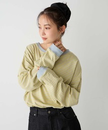 トップス（イエロー/黄色系・ライン柄）ファッション通販 - ZOZOTOWN
