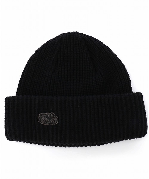 FRUIT OF THE LOOM（フルーツオブザルーム）の「FRUIT OF THE LOOM　2WAY FRUITワッペン KNIT CAP（ニットキャップ/ビーニー・メンズ・パープル/レッド/ブラック・FREE）」の2枚目の写真