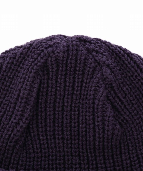 FRUIT OF THE LOOM（フルーツオブザルーム）の「FRUIT OF THE LOOM　2WAY FRUITワッペン KNIT CAP（ニットキャップ/ビーニー・メンズ・パープル/レッド/ブラック・FREE）」の7枚目の写真