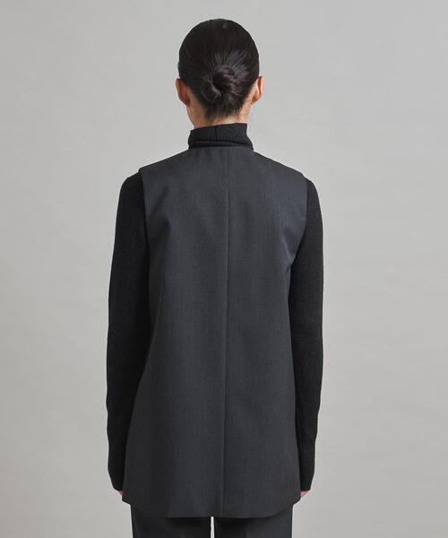 LOEFF（ロエフ）の「＜LOEFF（ロエフ）＞ギャバ ベスト†（その他アウター・レディース・モカ/ダークグレー・0/1）」の16枚目の写真