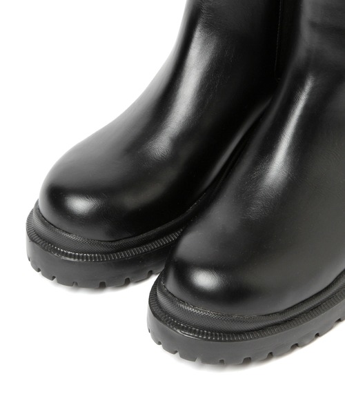 LEPSIM(レプシィム)の「ライトアツゾコサイドゴア 228661(ブーツ・レディース・ブラック/アイボリー・SMALL/MEDIUM/LARGE)」の9枚目の写真