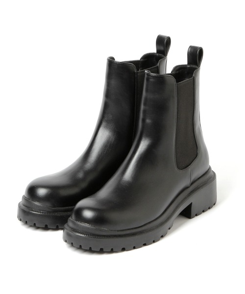 LEPSIM(レプシィム)の「ライトアツゾコサイドゴア 228661(ブーツ・レディース・ブラック/アイボリー・SMALL/MEDIUM/LARGE)」の7枚目の写真