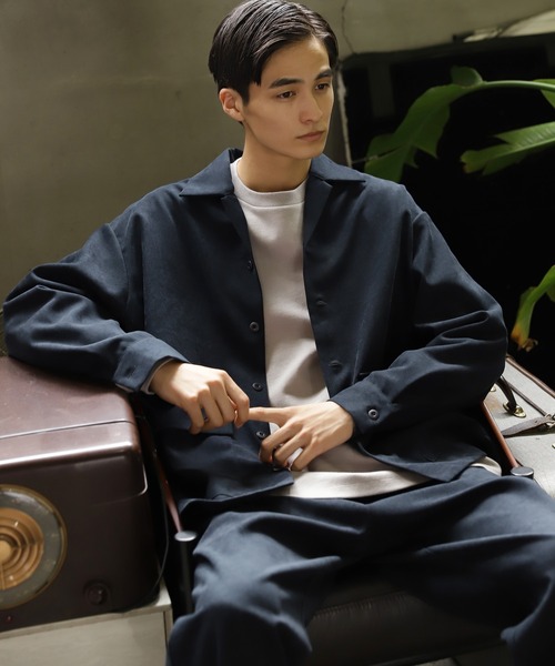 niko and（ニコアンド）の「[セットアップ対応]起毛ツイルオープン