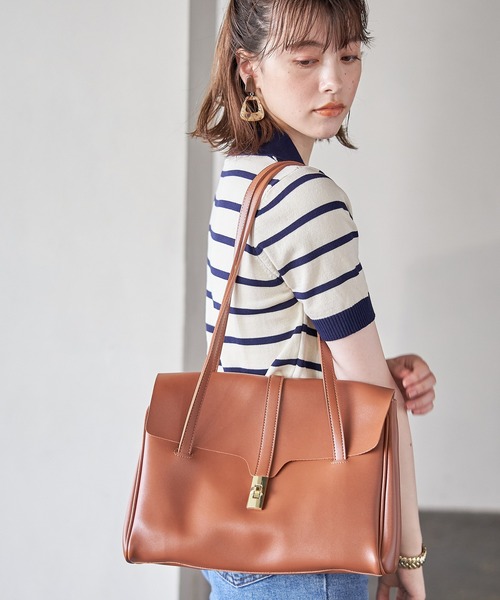 Cookie Chocolate（クッキーチョコレート）の「ベーシックシンプルバッグ（ショルダーバッグ・レディース・ブラック/ブラウン・FREE）」の11枚目の写真