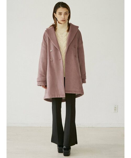 EVRIS(エヴリス)の「サイドベンツフレアレギンス(その他パンツ・レディース・グリーン/アイボリー/ブラック・FREE)」の7枚目の写真