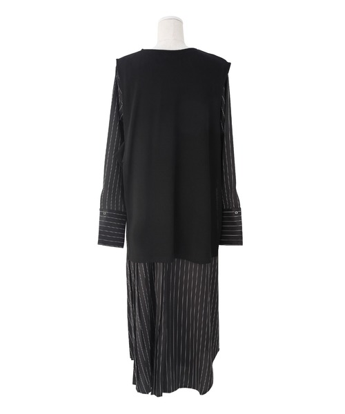 MIELI INVARIANT（ミエリインヴァリアント）の「Gilet Cover Shirt Dress（ワンピース・レディース・ホワイト/ブラック・FREE）」の20枚目の写真