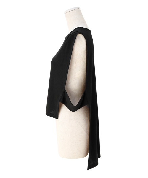 MIELI INVARIANT（ミエリインヴァリアント）の「Gilet Cover Shirt Dress（ワンピース・レディース・ホワイト/ブラック・FREE）」の15枚目の写真