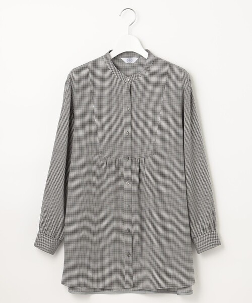 J.PRESS（ジェイプレス）の「【洗える】キュプラスパンツイルⅡ ブラウス（シャツ/ブラウス・レディース・ネイビー系3/ブラック系3・11/9）」の17枚目の写真