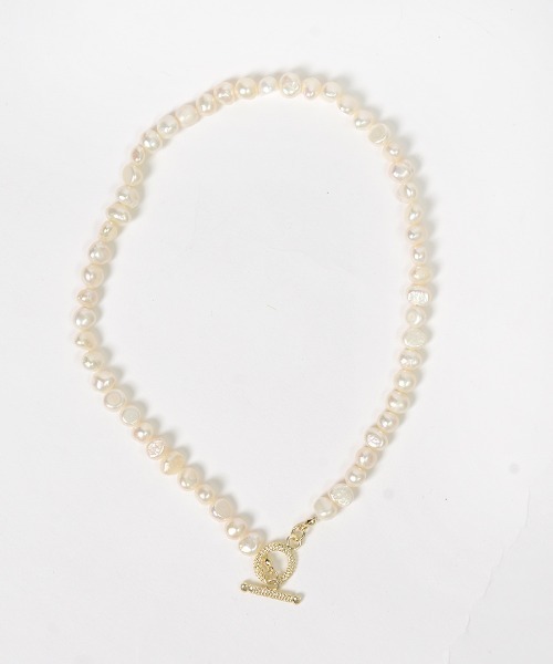 shopnikoniko（ショップニコニコ）の「バロック 淡水パールネックレス（ネックレス・レディース・ゴールド・フリー）」の3枚目の写真